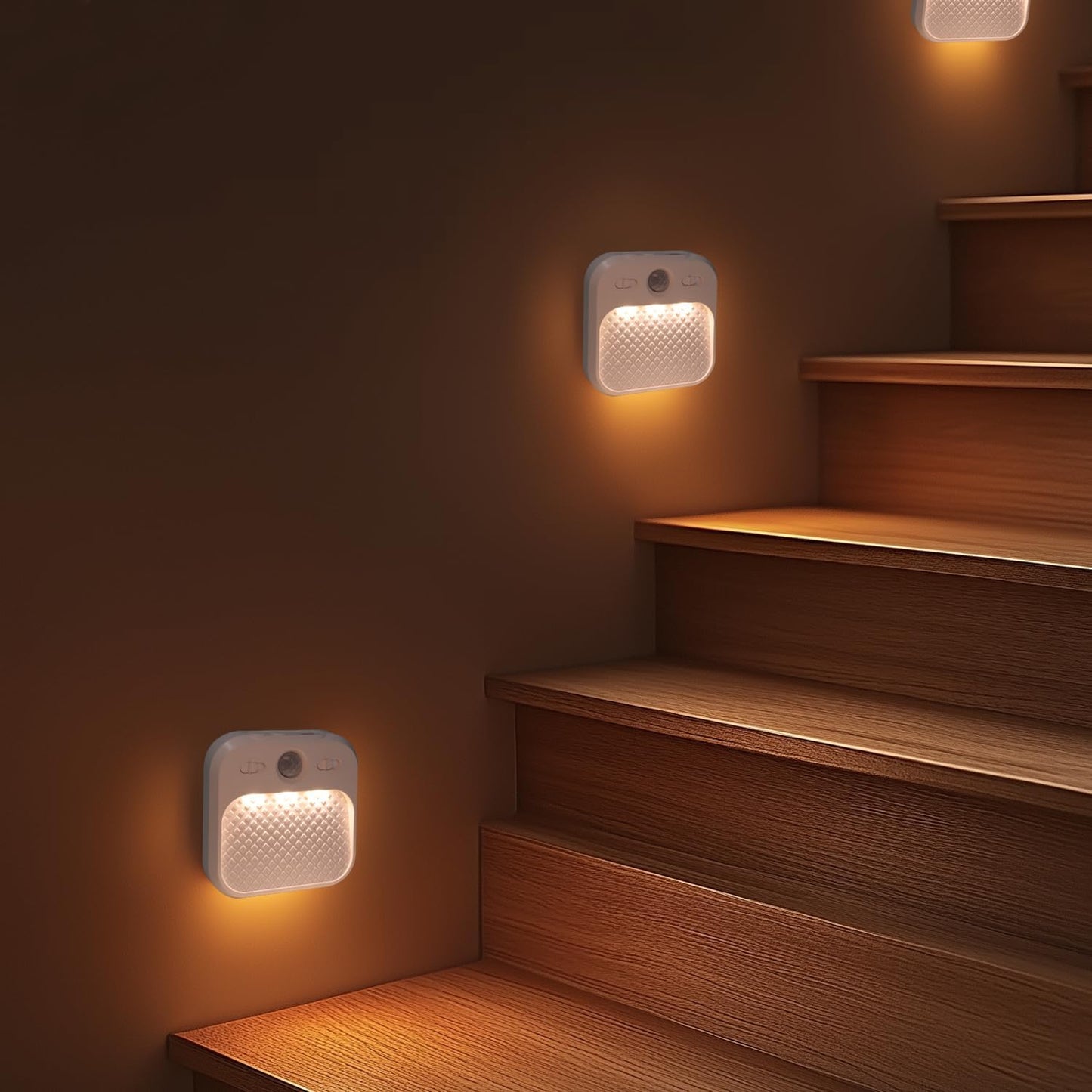 LumaGlow Cabinet Light with Timer – Battery-Powered Stair Lighting for Childproof, Fire-Free Homes