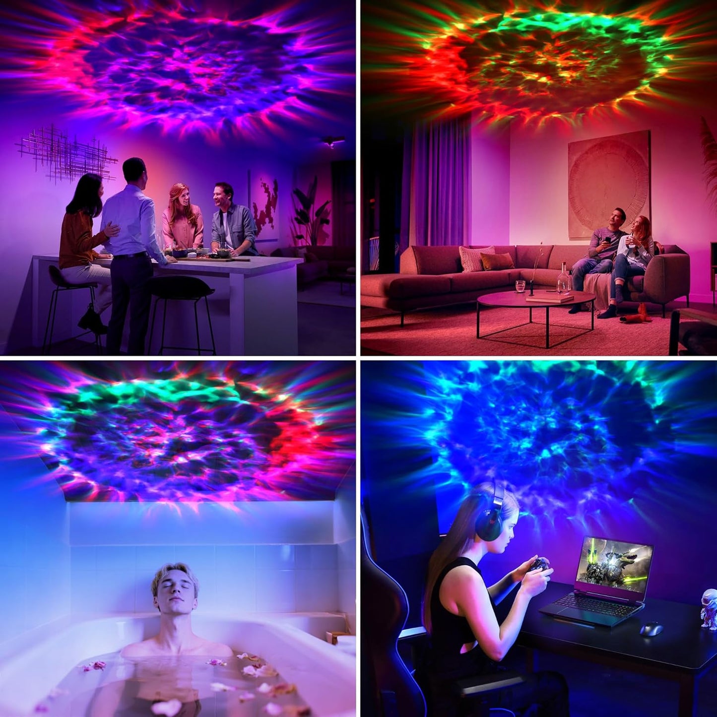 Lumaverse Galaxy Star Projector – Modern Room Decor Piece, Adjustable Nebula Light for Bedroom and Dorm