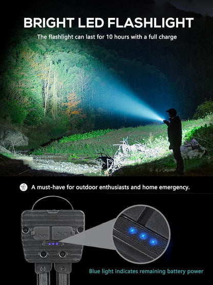 LumeGrip Pro – Backyard and Patio Lantern, 180° Adjustable Magnetic Light for Outdoor Evenings