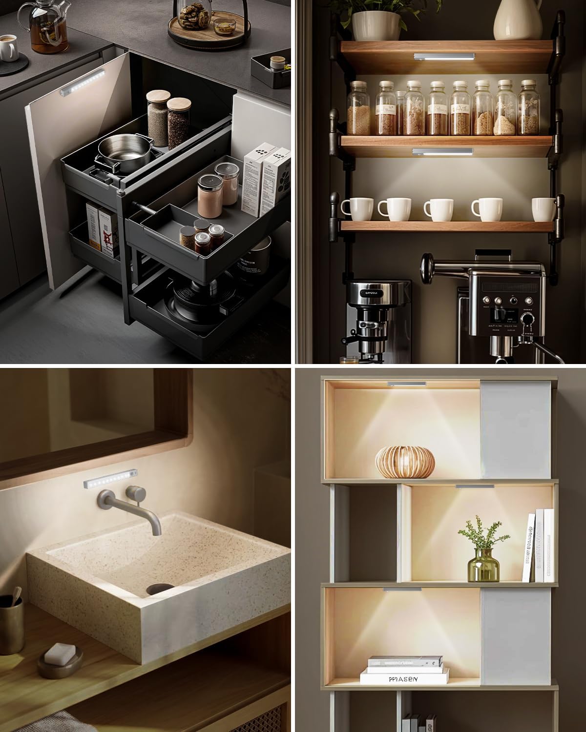 LumenGlow Dimmable Motion Light – Low-Distraction Lighting for Reading, Cooking, and Detail Work