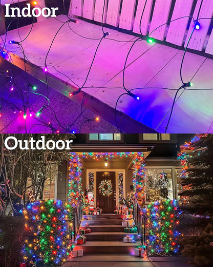 LumEver Nursery Safe Holiday Net Lights UL Certified 6x6ft Cool Touch LED for Playroom