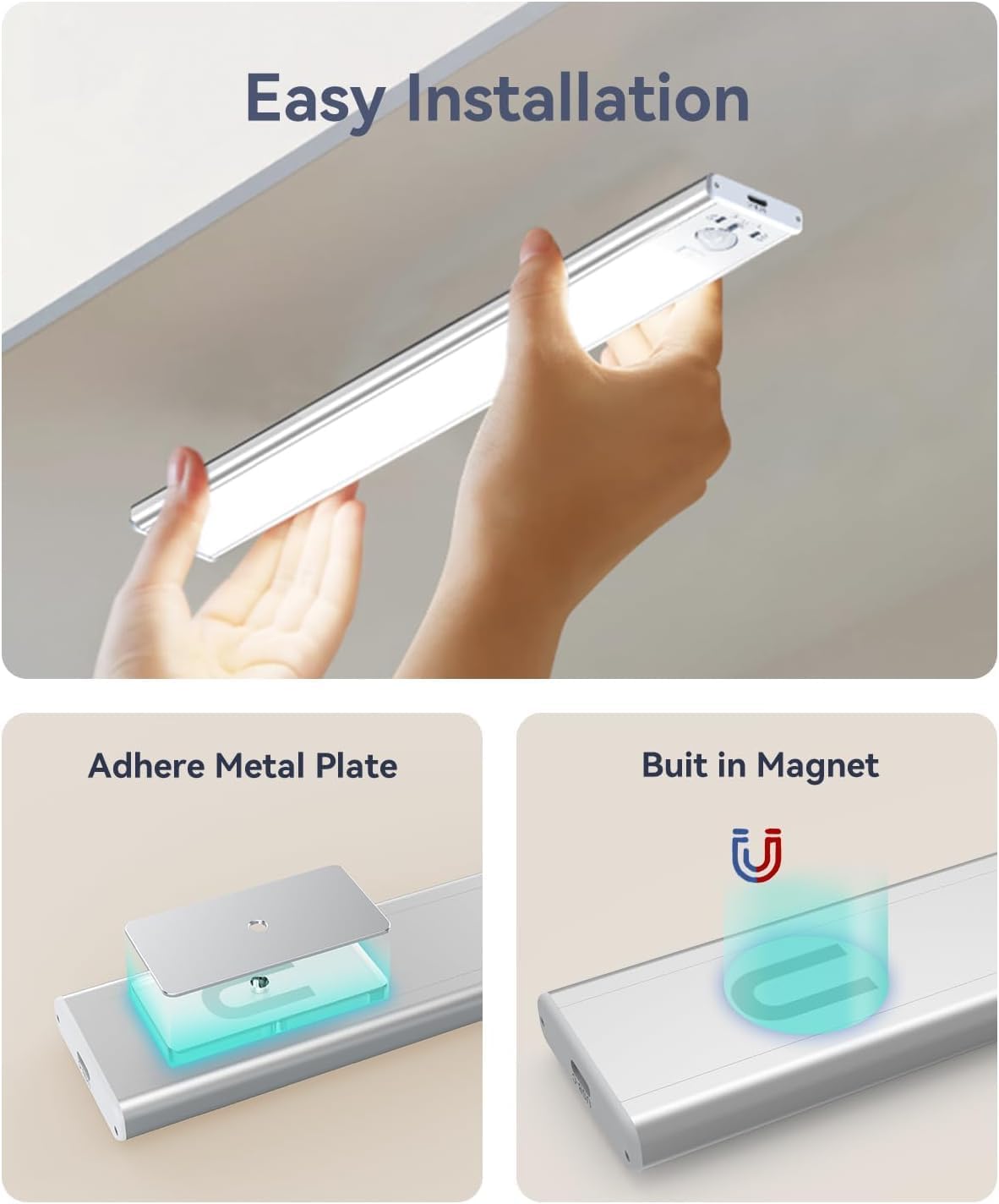Lumicharge GlowLume – Less Is More Motion Sensor Bar, Stepless Dimming in a Single Aluminum Housing