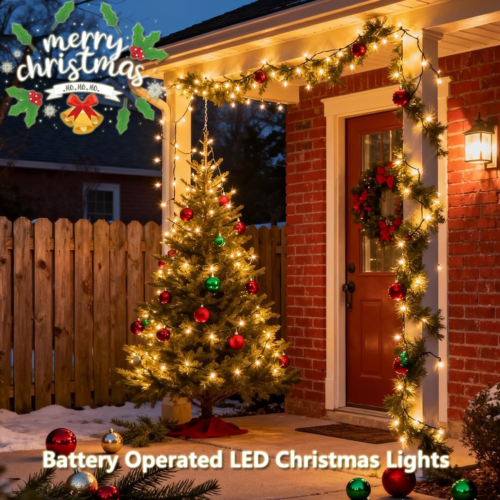 Lumicharm Battery Fairy Lights – Cozy Kids Room Ambient Glow, No Heat No Cord 50 Mini Bulb String
