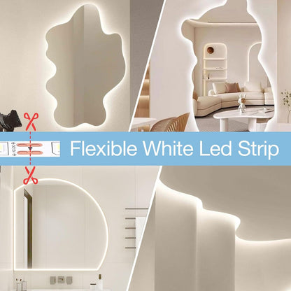 Lumichoice AuraGlow Strip Lights – Neutral Tone Closet and Hallway Illumination, Plug-in Dimmable Tape for Restrained Design
