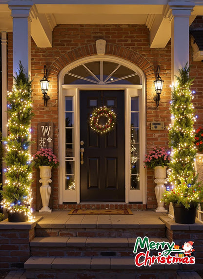 Lumify 10ft Lead Wire Twinkle Lights – Versatile Outdoor String Lights for Balcony, Garden and Holiday Party Decor