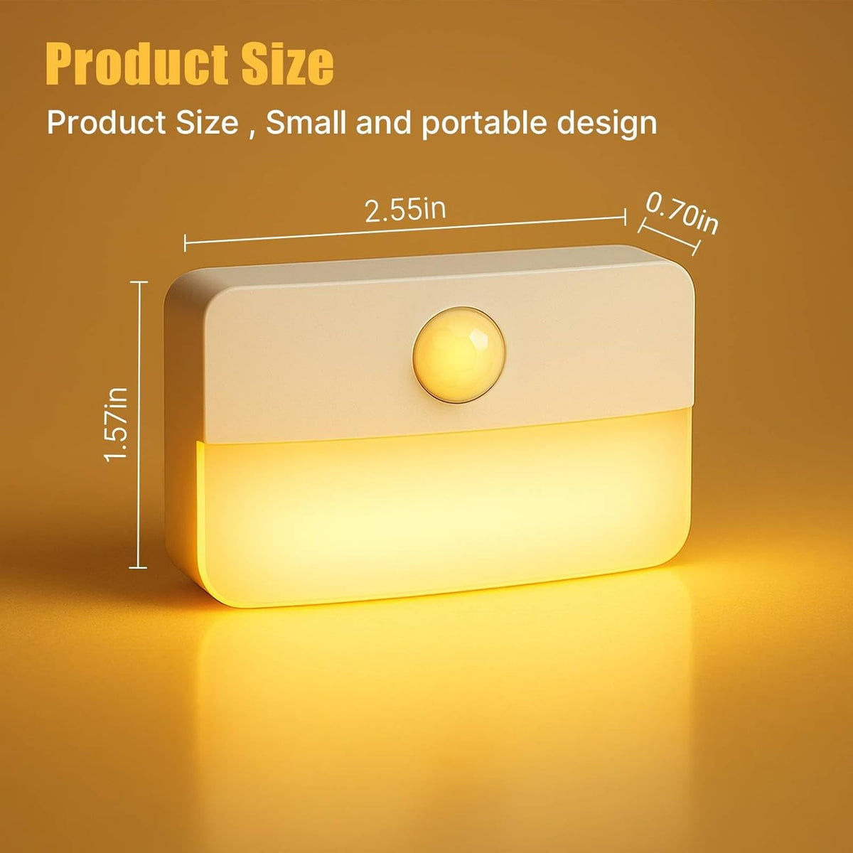 LumiGuard Safety Light Gift – Valentine's Day Present for Elderly Relatives, Wireless LED Hallway Lamp