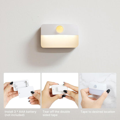 LumiGuard Safety Light Gift – Valentine's Day Present for Elderly Relatives, Wireless LED Hallway Lamp