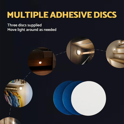 LuminAide Cordless Motion Sensor Light – Trip-Proof Bathroom and Hallway Visibility Without Open Flames