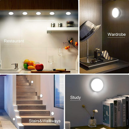LuminBeam Closet Ambience Light – Designer-Approved Rechargeable LED for Organized Pantries, Warm Tone