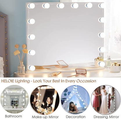 LuminGlow Dorm Safe LED Lights – Low Heat Dimmable Bulbs for Shared Bedrooms, No Wiring or Tools Needed
