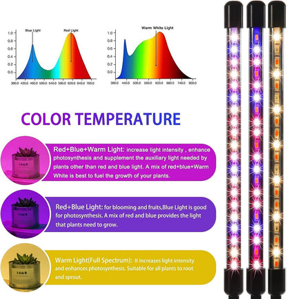 LUMIPRO LED Plant Lamp — Less-Is-More Indoor Garden Light for Intentional Small-Space Living and Neutral Palettes
