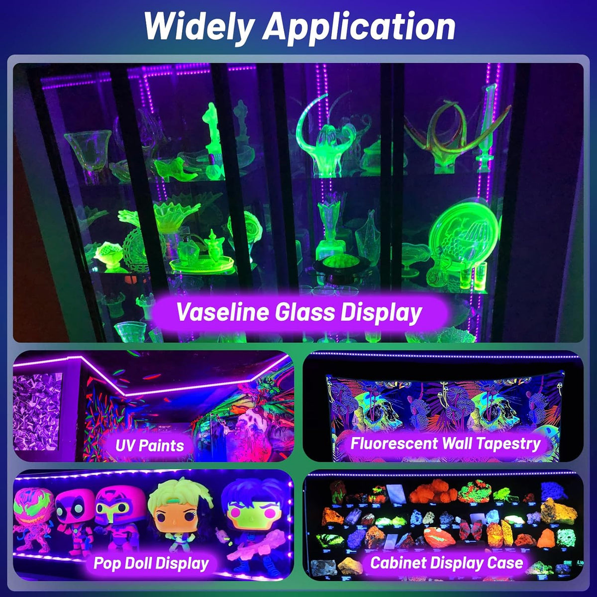 LumoGlow Fluorescent Strip – Unique Gift for Party Hosts, Event Decor and Ambience Lighting