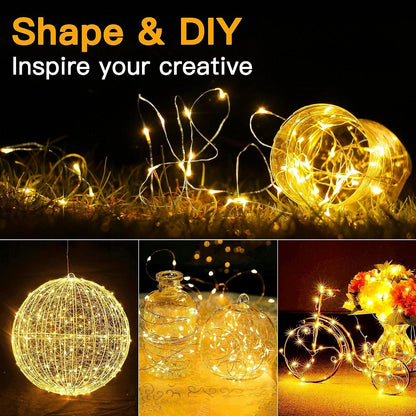 Lumoonos Firefly Lights – Discreet Battery Case and Bare Wire Look for Restraint-Focused Decor