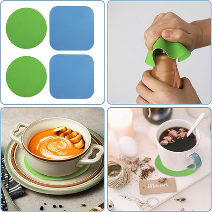 LUTER Multi-Purpose Jar Opener and Trivet Pads – Family-Safe Cooking Aid for Elderly, Reduces Risk of Hand Strain and Burns