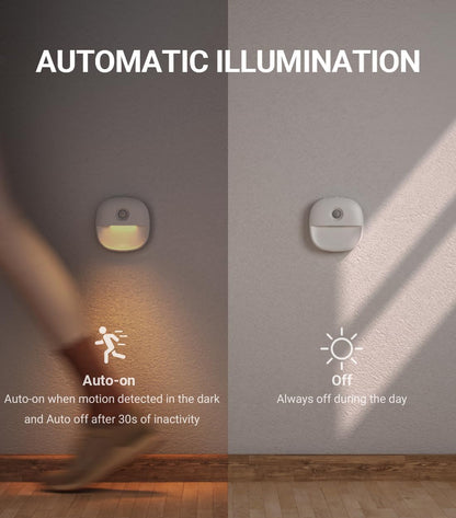 Lyridz LED Stick-On Motion Light – Smoke-Free Nighttime Path Lighting for Elderly and Children, 30s Timer