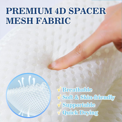 machine-washable construction with included mesh laundry bag and attached hang-dry hook