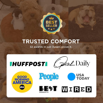machine-washable construction (xs-m and xl fully washable; l has removable washable cover)