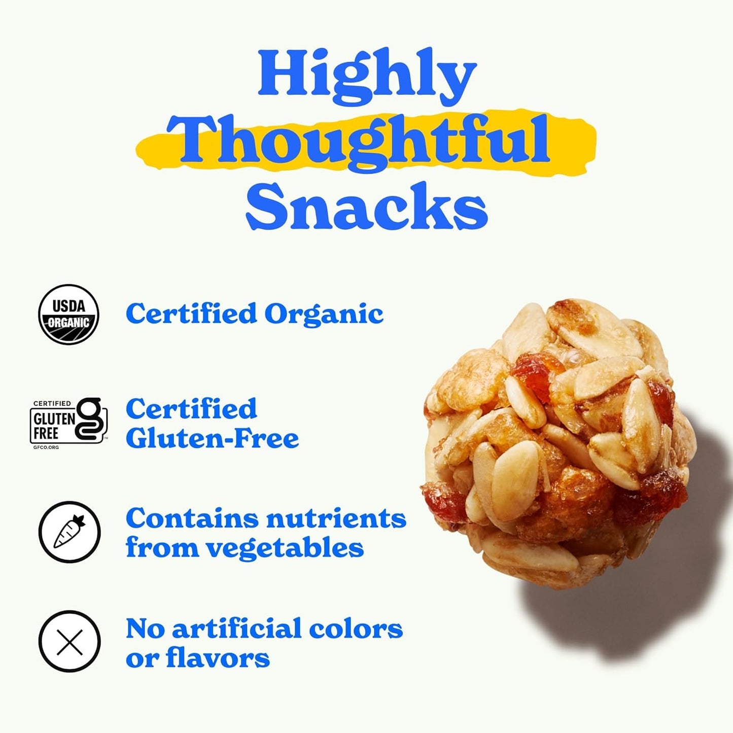 MadeGood Organic Granola Bites – Wholesome Gym Bag Snack for Active Adults, Individually Portioned