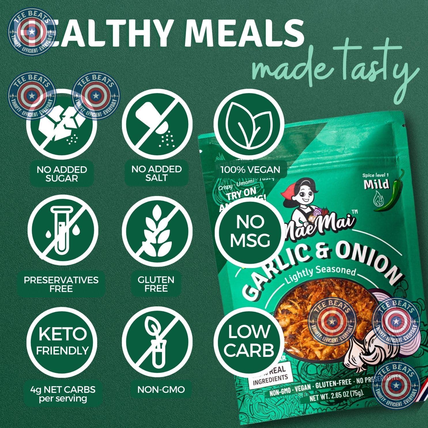 MaeMai MILD Spice – Efficient Pantry Topper for Meal Prep Sundays, Time-Saving Umami Flakes