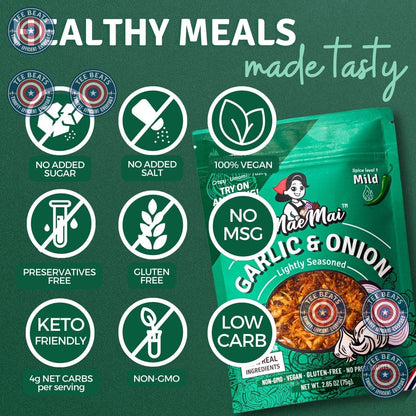 MaeMai MILD Spice – Efficient Pantry Topper for Meal Prep Sundays, Time-Saving Umami Flakes