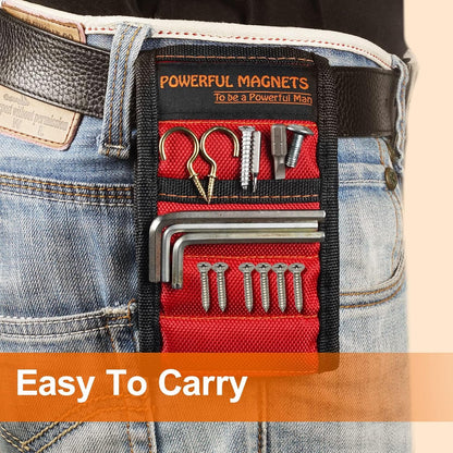 Magnetic Wristband for Drill Bits & Bolts – Travel-Friendly Tool for Camping Setups & Mobile Workshops