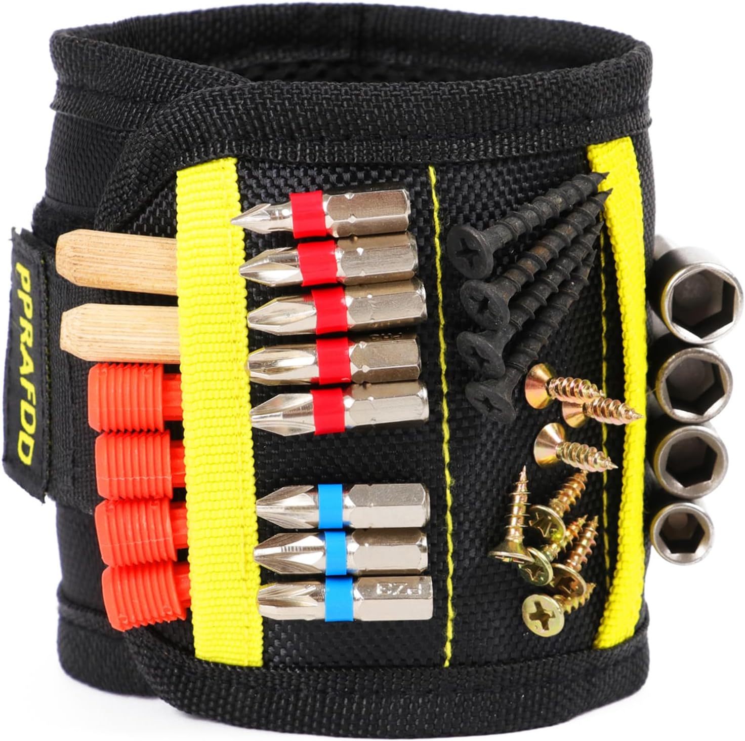 Magnetic Wristband for Small Parts Organization – Replace the Toolbox Dig and Work Faster on Ladders and Rooftops