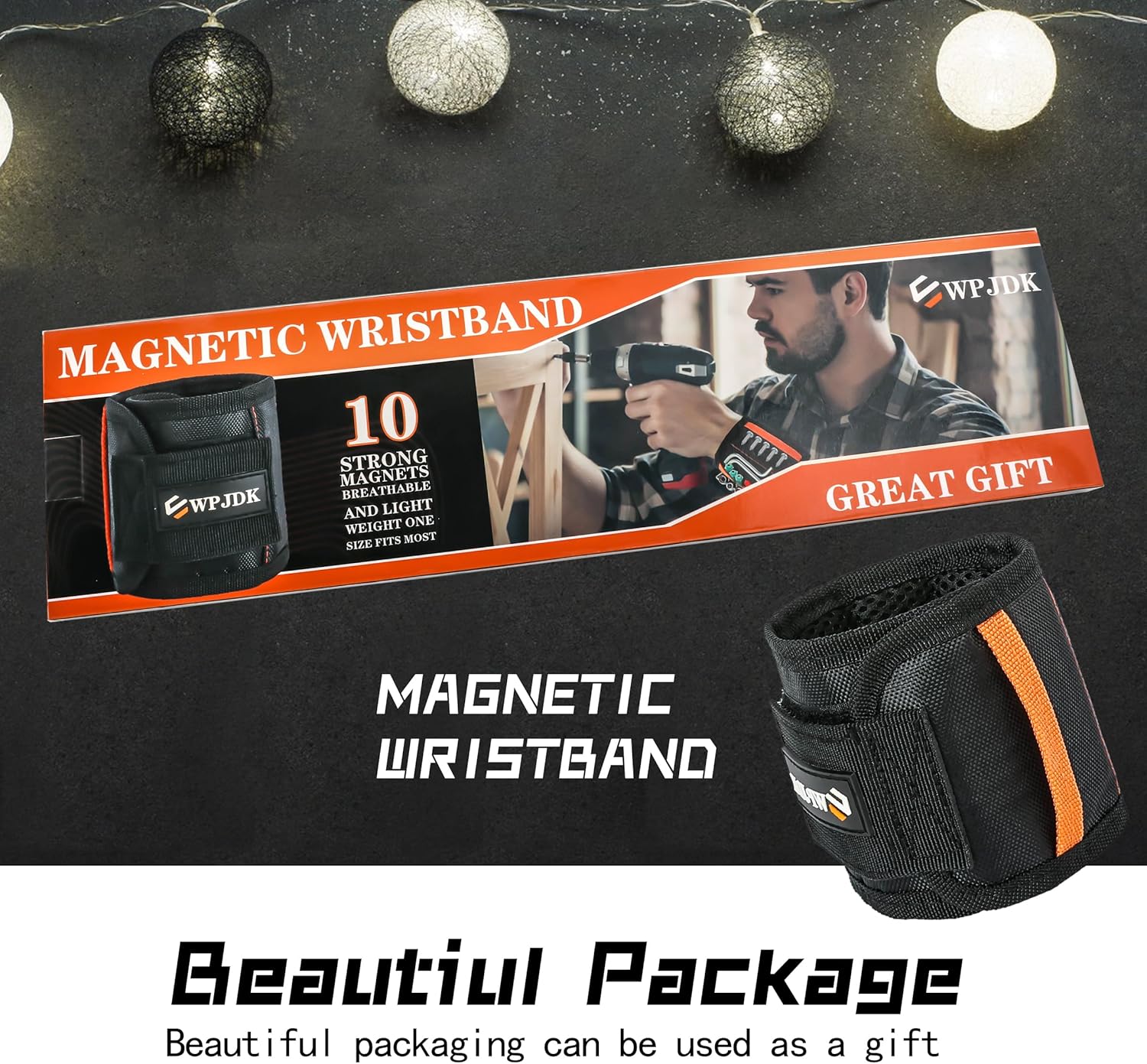 Magnetic Wristband with Breathable Strap – Reduce Downtime During Renovations, Adjustable Fit for Long Workdays