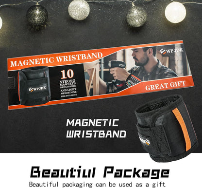 Magnetic Wristband with Breathable Strap – Reduce Downtime During Renovations, Adjustable Fit for Long Workdays