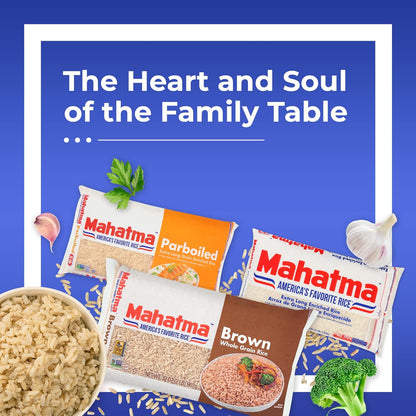 Mahatma Brown Rice Bulk 2 lb for Streamlined Weeknight Dinners, Hands-Off Stovetop Simmer