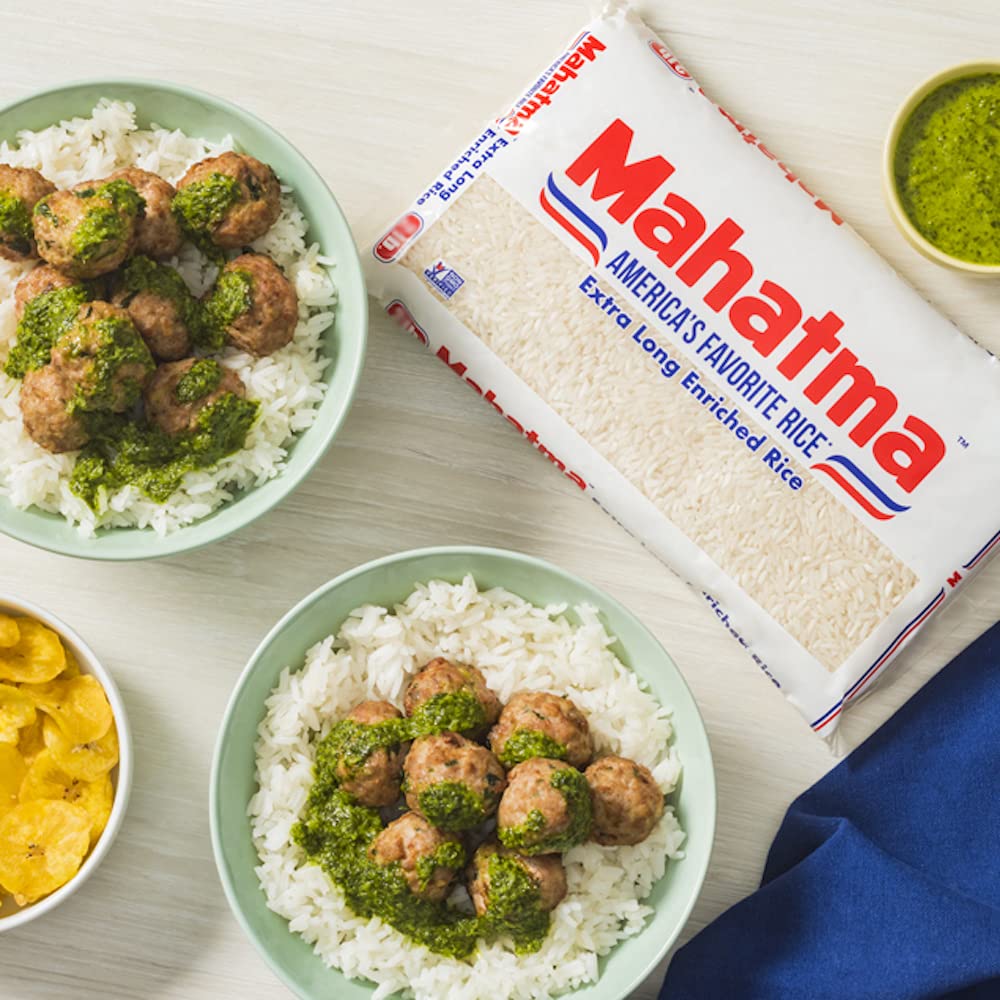 Mahatma Extra-Long-Grain Rice 2lb Bag – Quick Stovetop Rice for School Lunches and Weeknight Dinners