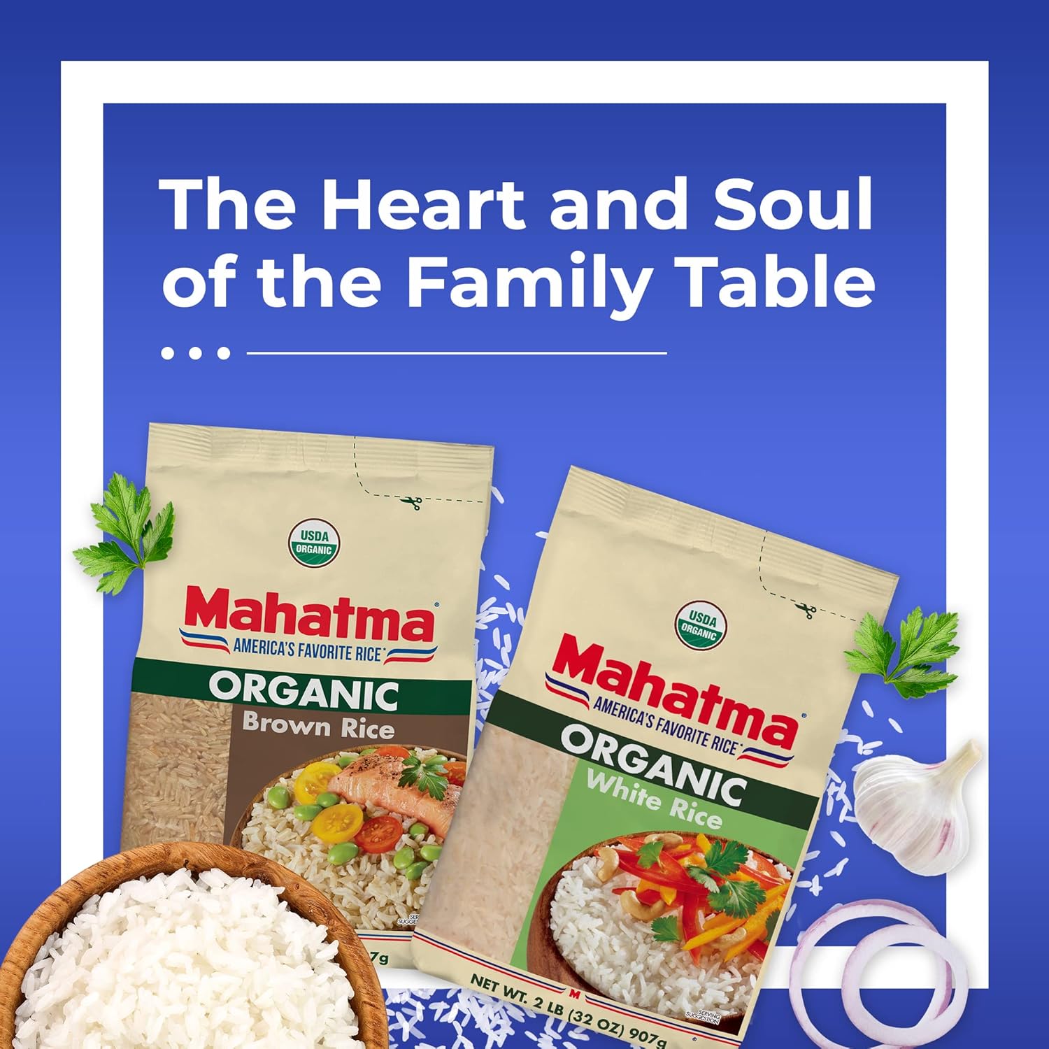 Mahatma Organic White Rice, 2lb – Pantry Staple for Portion-Conscious Wellness Routines