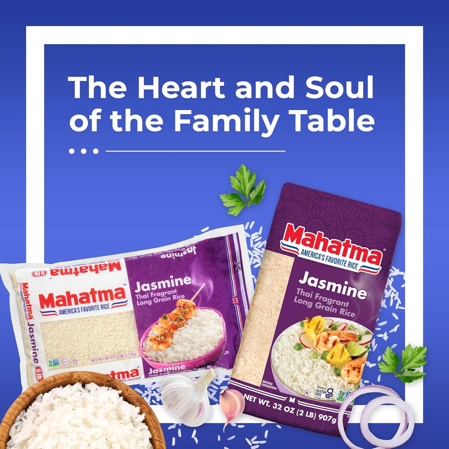 Mahatma Thai Jasmine Rice 5 lb – Gluten-Free Fragrant Base for Nourishing Family Meals
