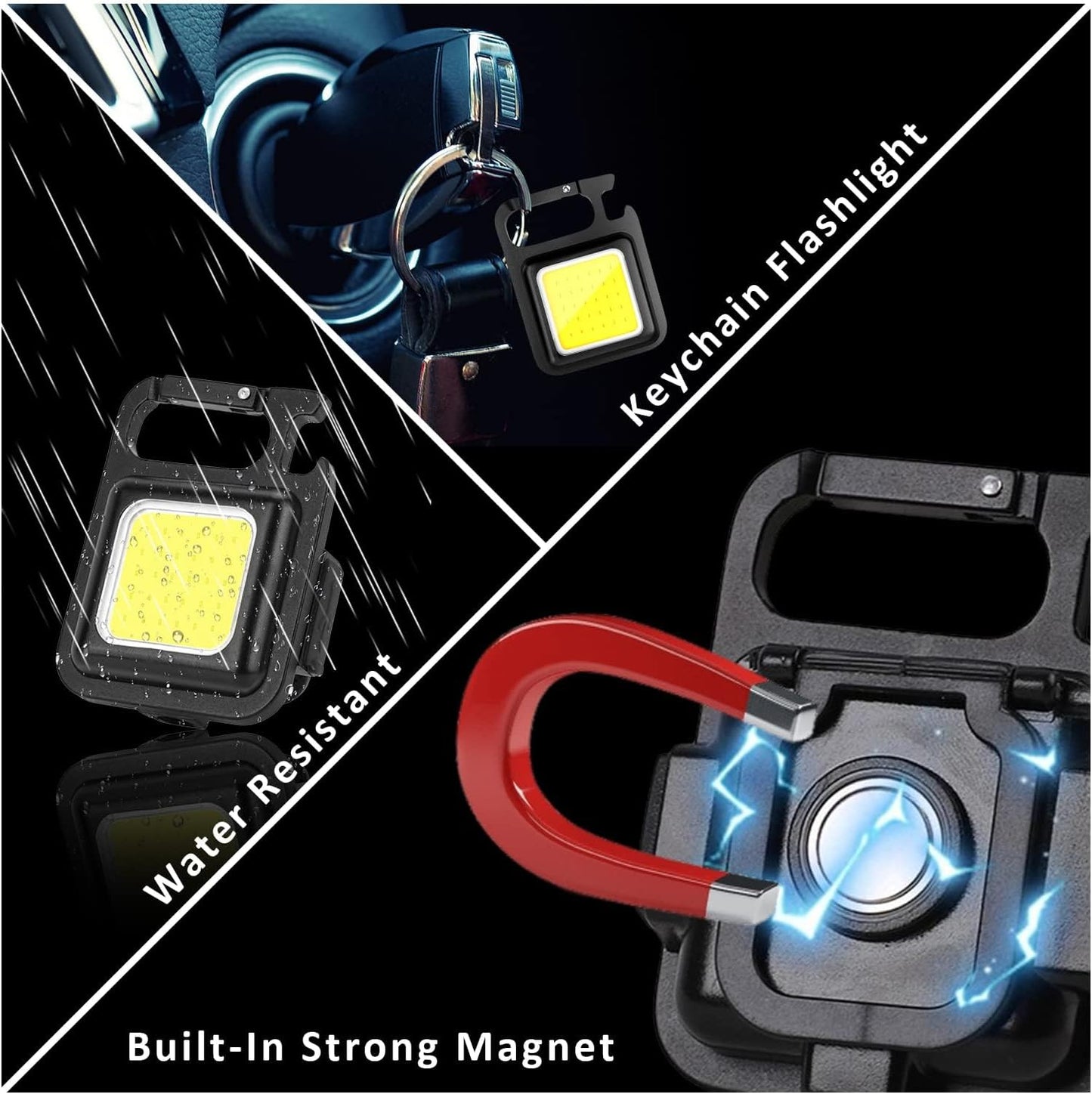 MAKDAK Magnetic Mini Flashlight – Hands-Free Inspection Light for Auto Repair Safety
