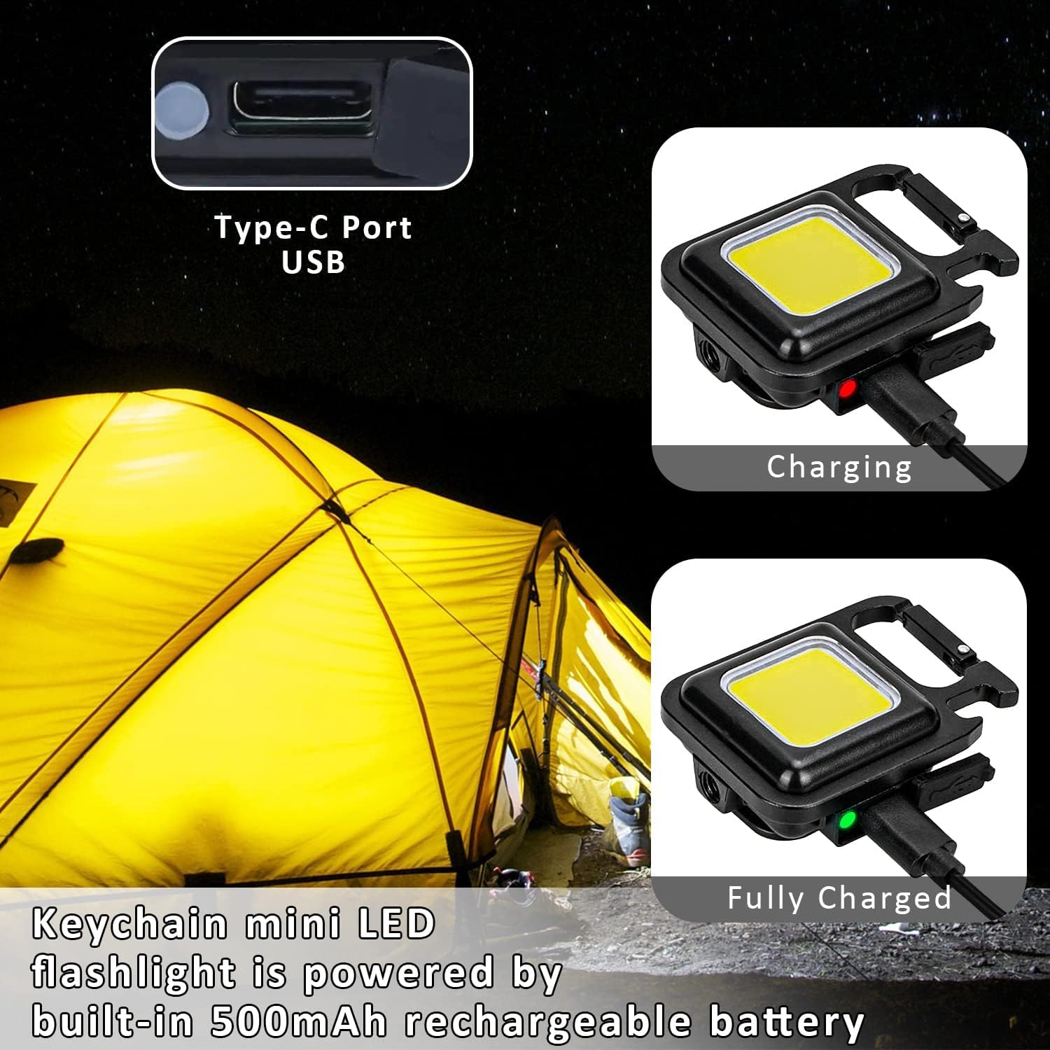 MAKDAK Magnetic Mini Flashlight – Hands-Free Inspection Light for Auto Repair Safety