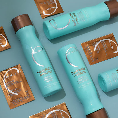 Malibu C Hard Water Wellness Conditioner - Mineral-Defending Hydration for a Wind-Down Shower Wellness Ritual