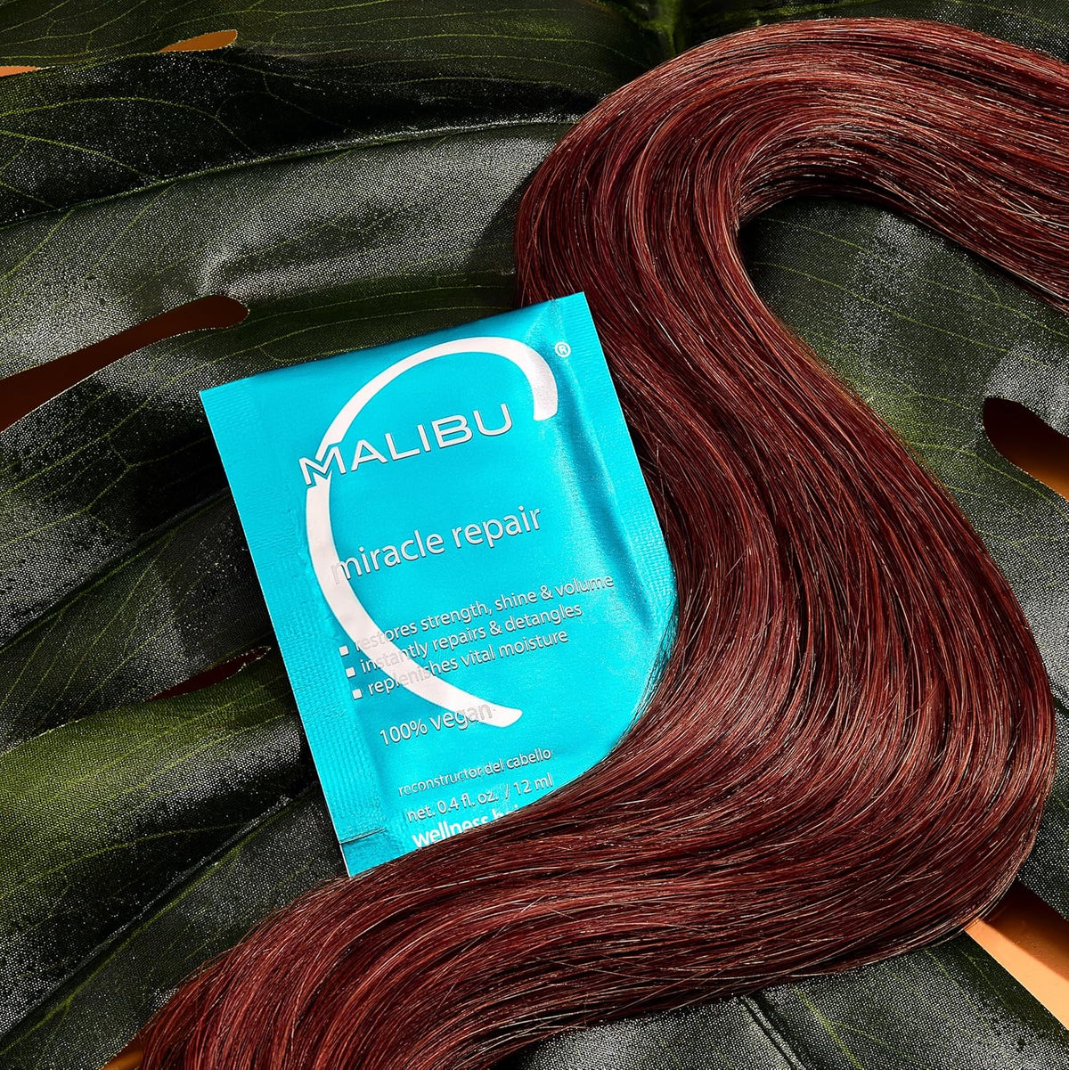 Malibu C Miracle Repair Hair Reconstructor - Elegant Spa-Quality Mask for Heat-Damaged Strands, Crafted Clean Beauty