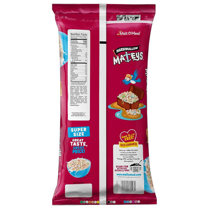 Malt-O-Meal Marshmallow Mateys Sweet Oat Cereal – Practical Holiday Gift for Busy Parents and Big Families, 33 OZ