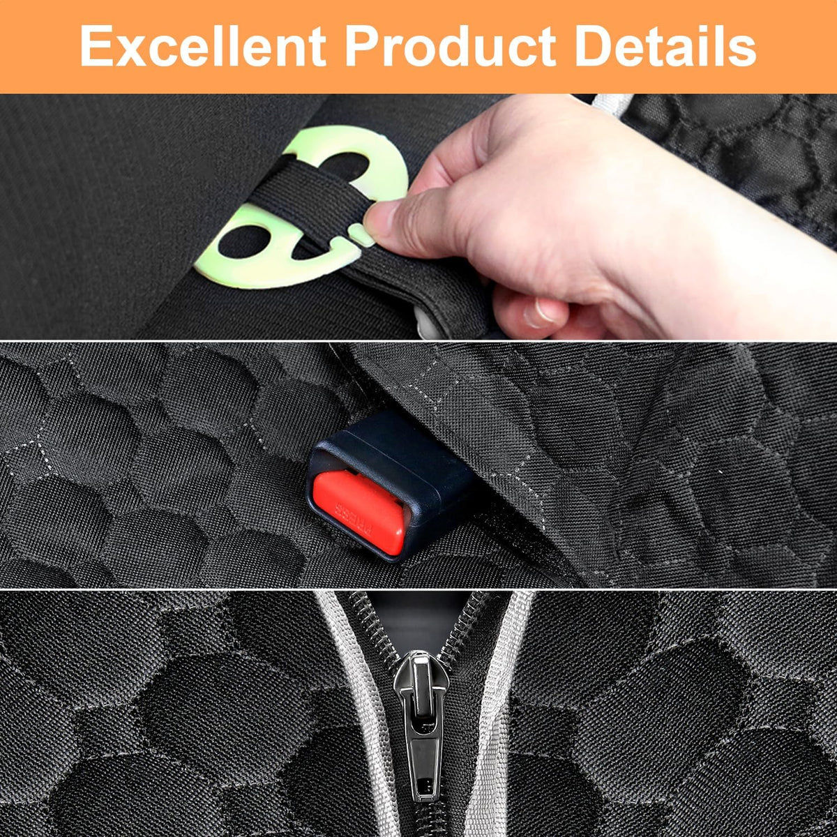 Mancro Back Seat Dog Cover – Surprise Valentine's Day Gift for Couples Who Adopt Together