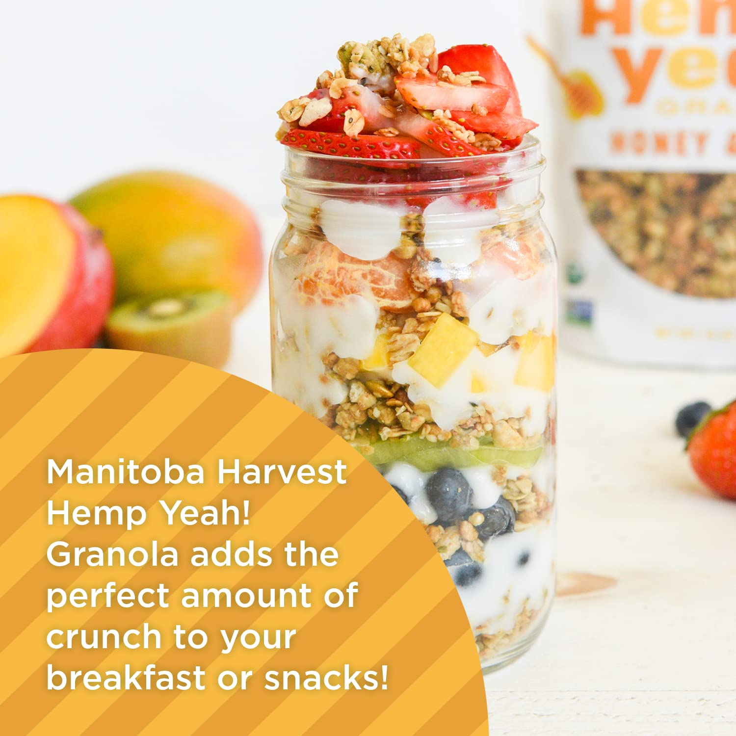 Manitoba Harvest Hemp Yeah Granola – After-School Protein Snack for Active Kids and Picky Eaters