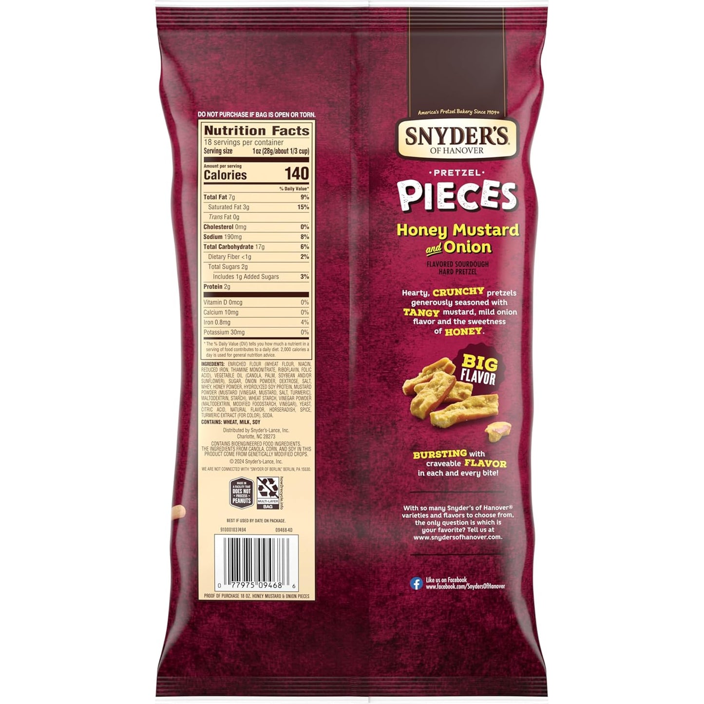 manufactured in a peanut-free facility