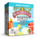 Margaritaville Singles to Go Water Enhancer – Patio and Outdoor Dining Beverage, Four Tropical Single-Serve Flavors