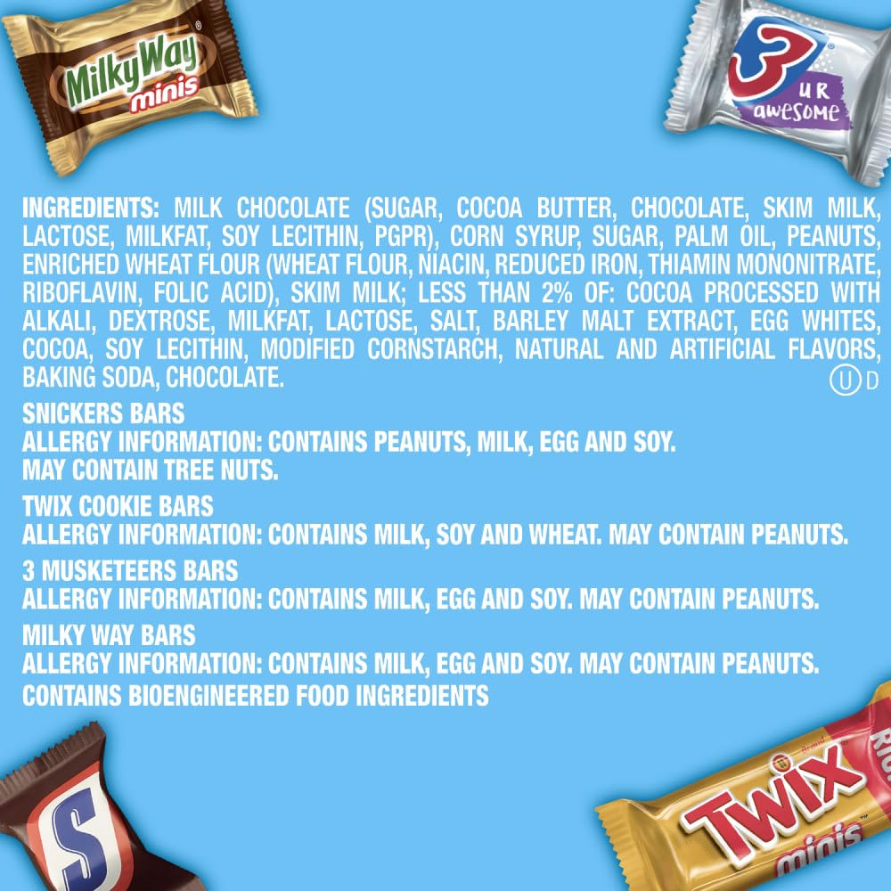 MARS 4-Brand Chocolate Mix – Cozy Family Room Viewing Party Bowl and Football Sunday Couch Snack