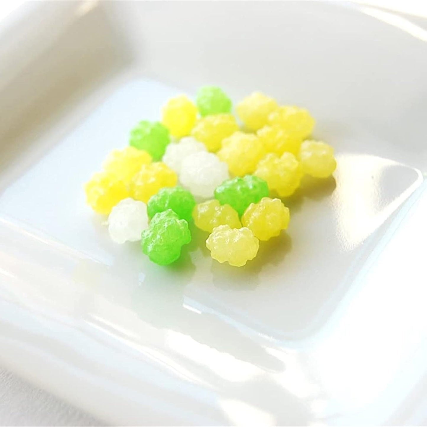 MARUTA Candy Konpeito – 50 Hand-Crafted Sugar Crystals, a Less-Is-More Candy Bowl Choice for Calm, Unfussy Home Display