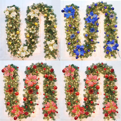 MASHANG Decorative Fairy Lights – 18ft Green Wire Design for Mantels, Staircases, and Holiday Wreath Styling