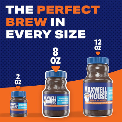 Maxwell House Breakfast Blend Mild Roast Ground Coffee, 38.8 oz Canister – Office Breakroom Pantry Staple for Daily Team Brewing