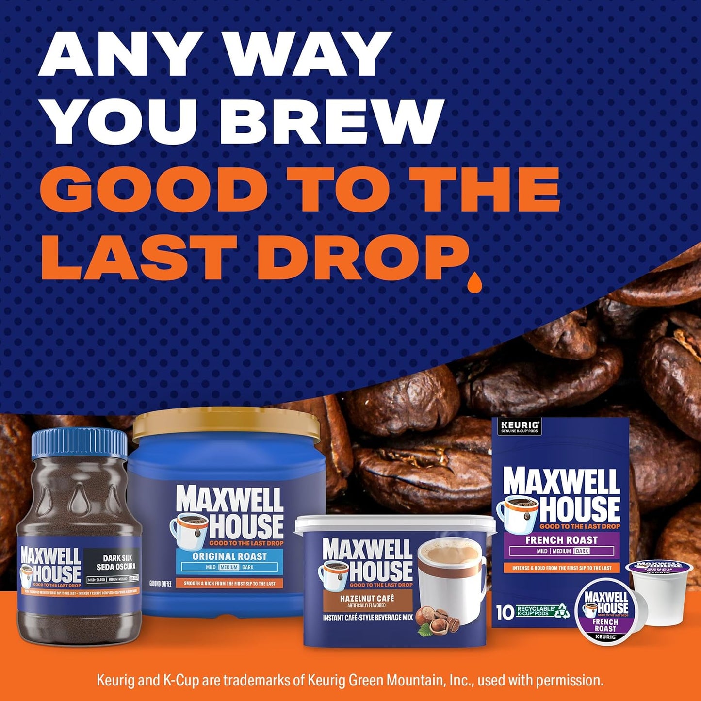 Maxwell House Instant Flavored Coffee – Warm Aesthetic for Apartment Coffee Corner, Suisse Mocha, 9 oz