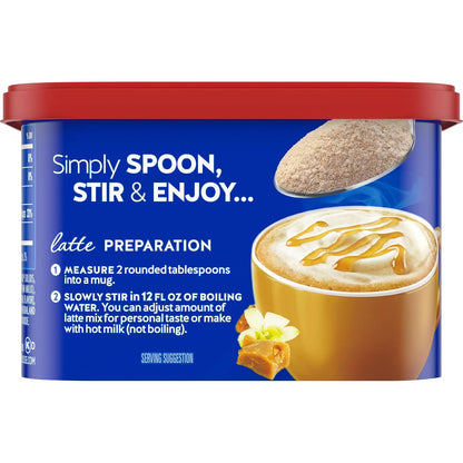 Maxwell House International Instant Mix – Cozy Kitchen Counter Coffee Accessory, Hazelnut Cafe, 9 oz Canister