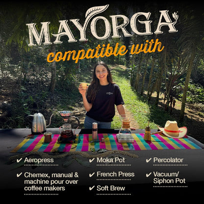 Mayorga Organic Cafe Cubano 2lb Whole Bean Dark Roast - Elegant Stocking Stuffer and Housewarming Gift for Specialty Coffee Fans