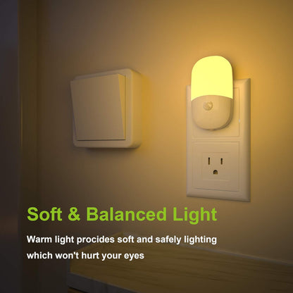 MAZ-TEK Dusk to Dawn Night Light – Cool-to-Touch LED Pathway Light for Safer Bathroom Visits