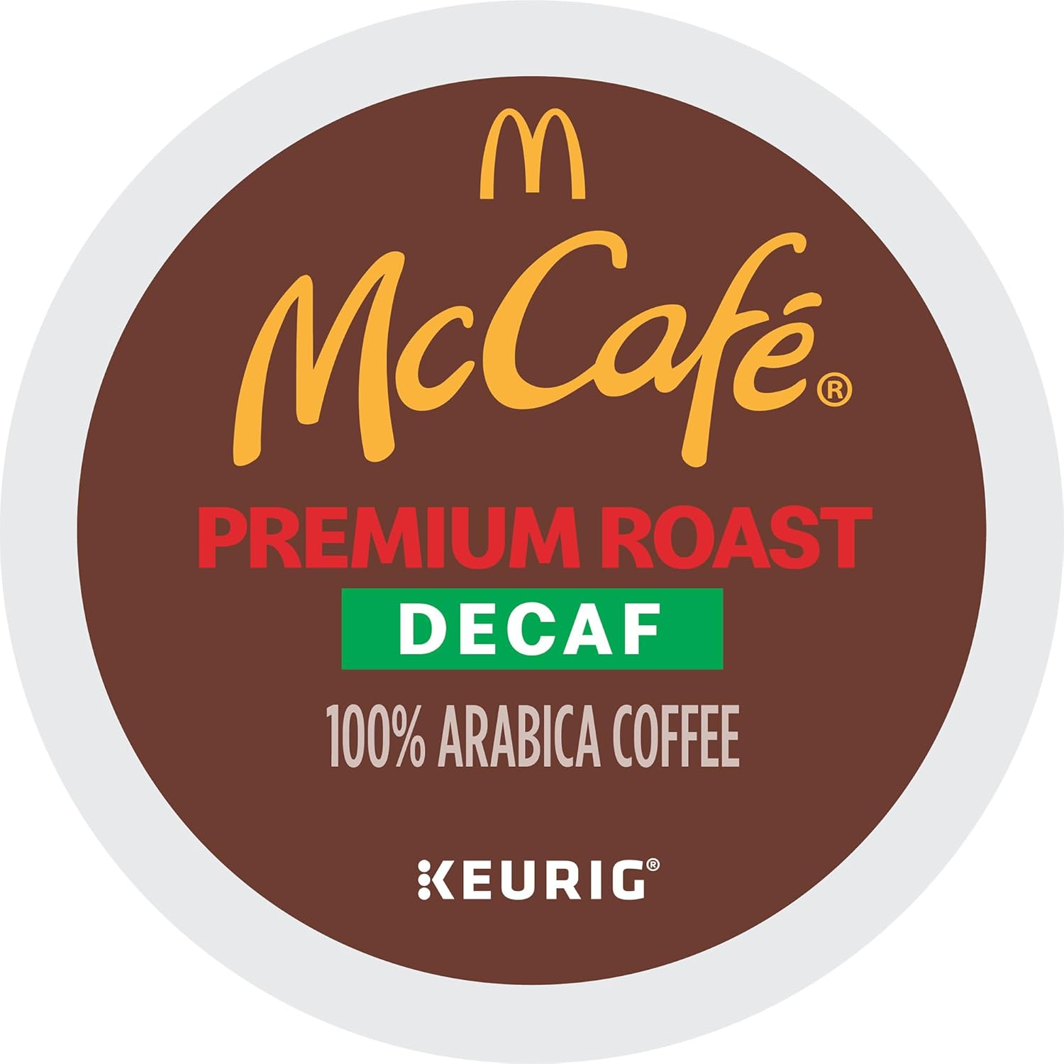 McCafe Decaf Keurig Pods – Simple Brew Solution for Intentional One or Two-Person Households, Medium Roast 32 Count